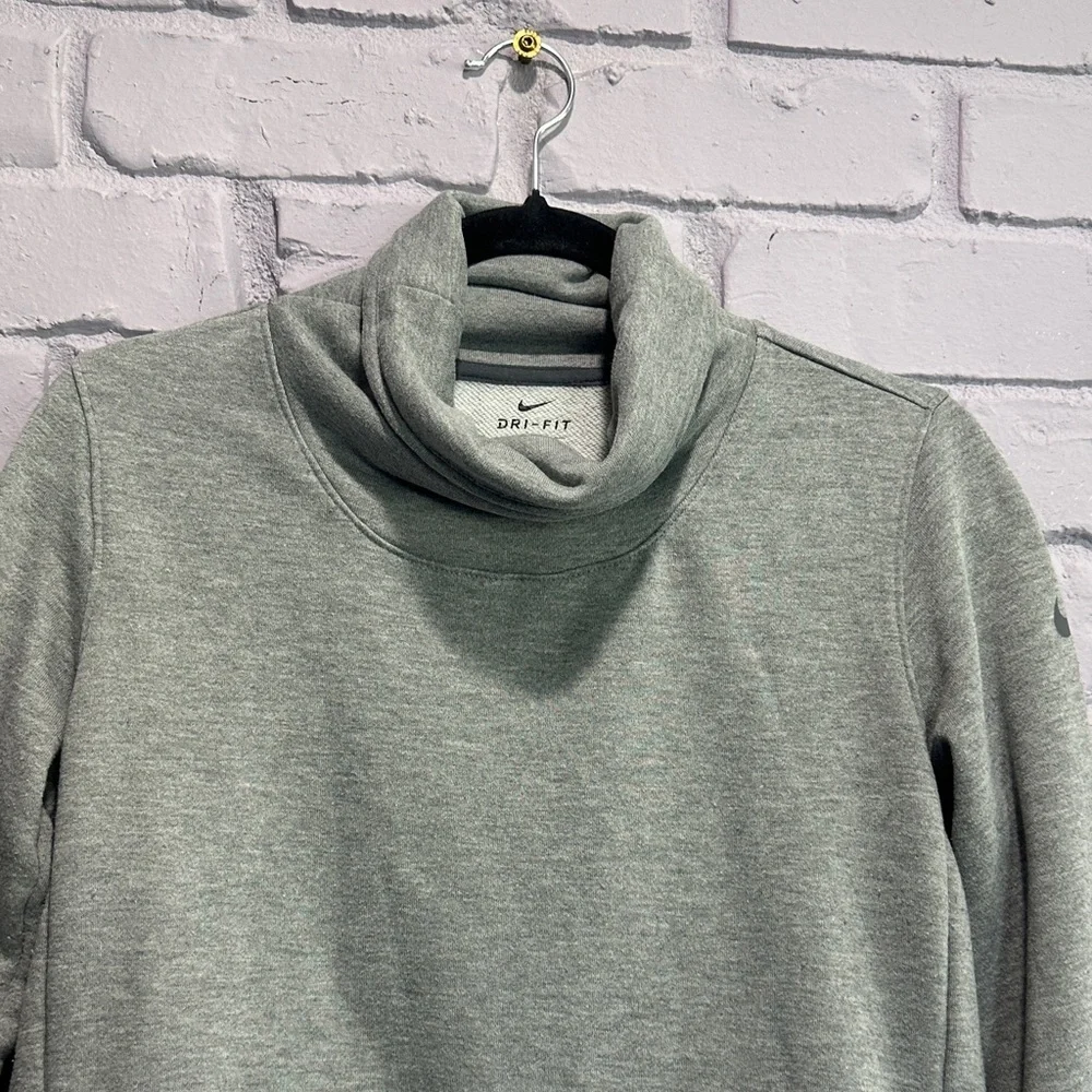 NWOT Nike Olive Cowl Neck Pullover size S